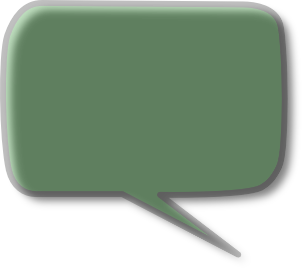 Light Green Bottom Right Speech Bubble Clip Art at Clker.com - vector