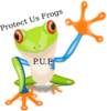 Protect Us Frogs Clip Art