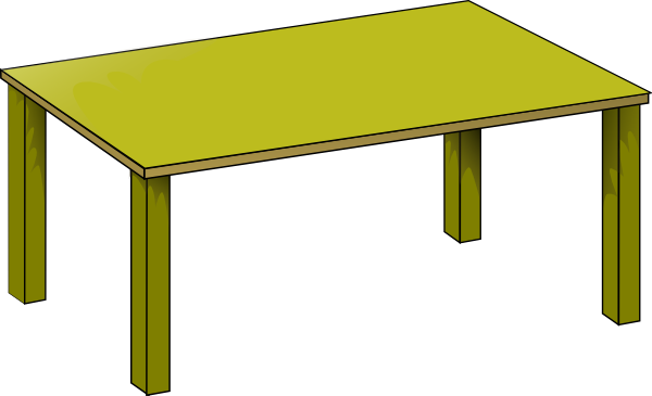 clipart of table - photo #9