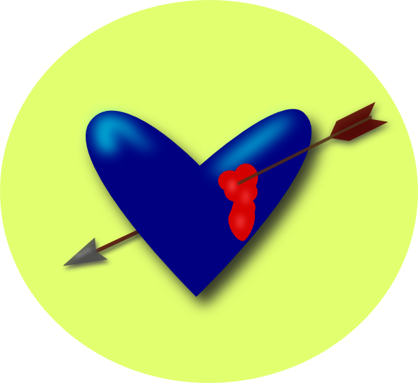 clip art heart with an arrow - photo #50