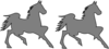 Grey Horse Clip Art