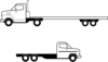Flatbed Trucks3 Clip Art
