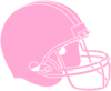 Pink Football Helmet Clip Art