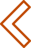 Orange Left Arrow Clip Art