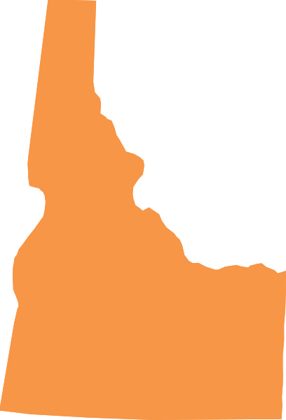 Idaho Shape - Orange Clip Art at Clker.com - vector clip art online