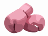 Pink Boxing Gloves Clip Art