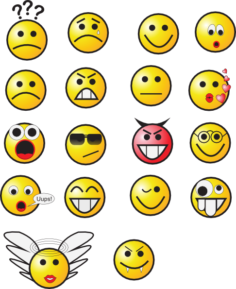 free clip art of emotions faces - photo #44