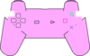 Pink Ps3 Remote Clip Art