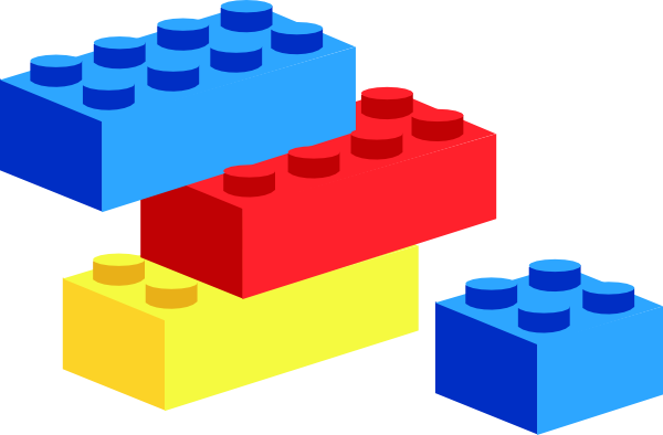 Lego Stacks Rearranged Clip Art at Clker.com - vector clip art online