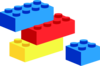 Lego Stacks Rearranged Clip Art