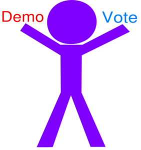 Vote And Demonstrate Clip Art