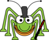 Grasshopper Magician Clip Art