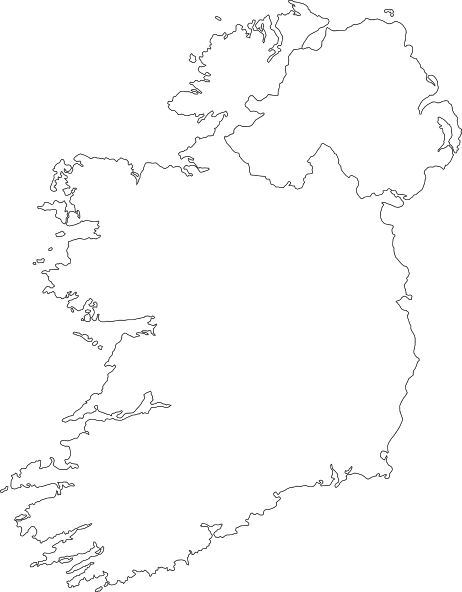 clipart map of ireland - photo #3