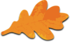 Orange Maple Leaf Clip Art