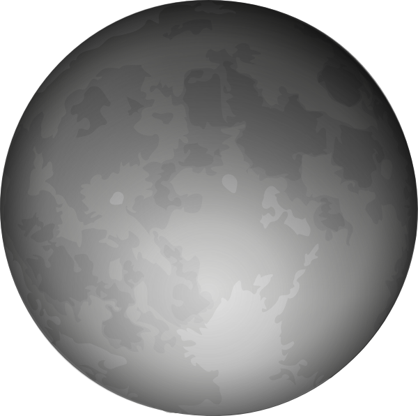 clipart of a full moon - photo #2