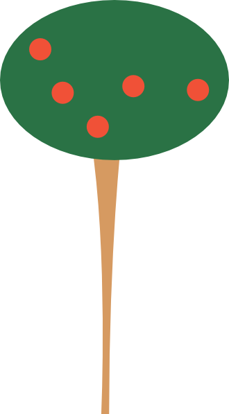 apple tree cartoon. Apple Tree clip art