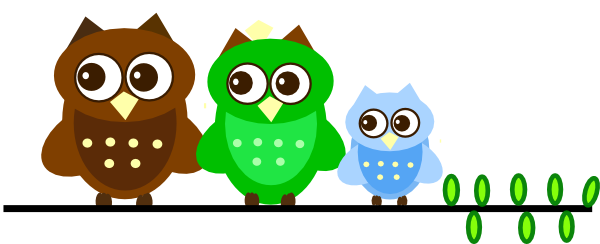 free owl family clipart - photo #34