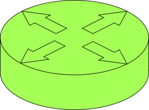 Router Green Clip Art