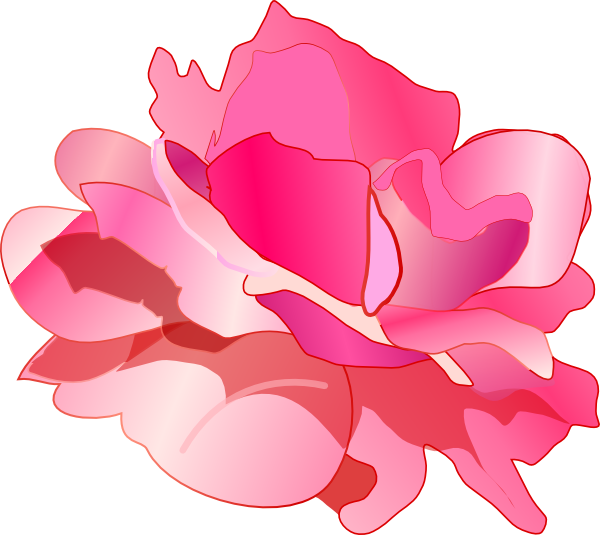 clip art roses pink - photo #7