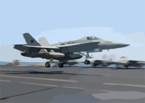 Uss Kennedy - Hornet Landing 2 Clip Art