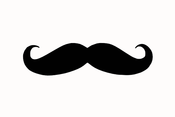 mustache clip art free download - photo #37