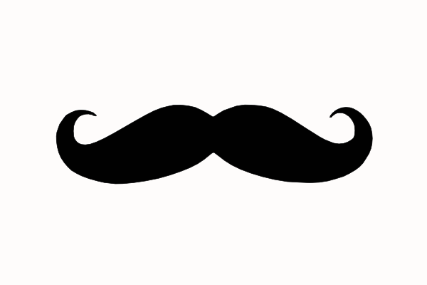 green mustache clip art - photo #48