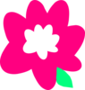 Pink Cartoon Flower Clip Art