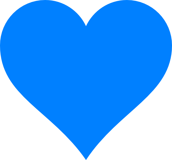 blue heart clip art free - photo #11