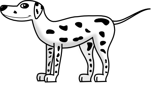 dalmatian dog clipart - photo #26