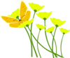 Yellow Flowers Clip Art