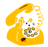 Yellow Phone Clip Art
