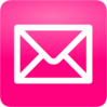 Pink Email Button Clip Art
