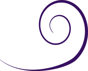 Plain Swirl Purple W/o Dot Clip Art