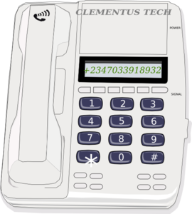 Clementus Phone Clip Art