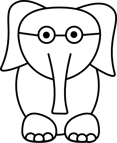 white elephant clip art free - photo #37