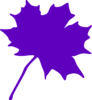 Purple Leaf Clip Art