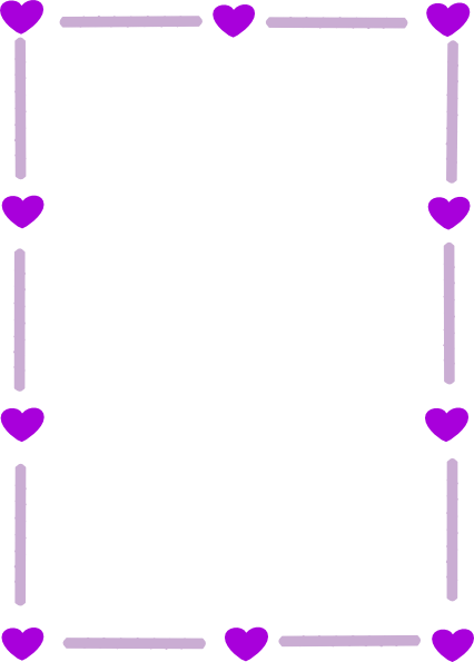 Silver Purple Heart Border clip art vector clip art online royalty free 