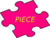 Puzzle Piece Pink Clip Art