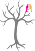 Bare Tree With Love Birds Clip Art