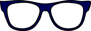 Black Star Glasses Clip Art