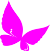 Butterfly Pink 2 Clip Art