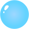 Blue Bubble Clip Art