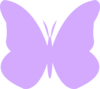 Lilac Butterfly Clip Art