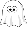 Black And White Ghost Clip Art
