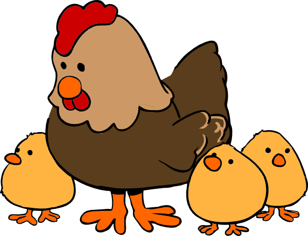 free clip art cartoon chicken - photo #33