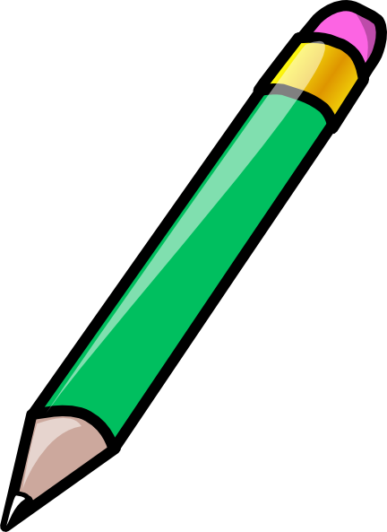 green pencil clipart - photo #12