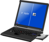 Laptop With Blue Screen Clip Art