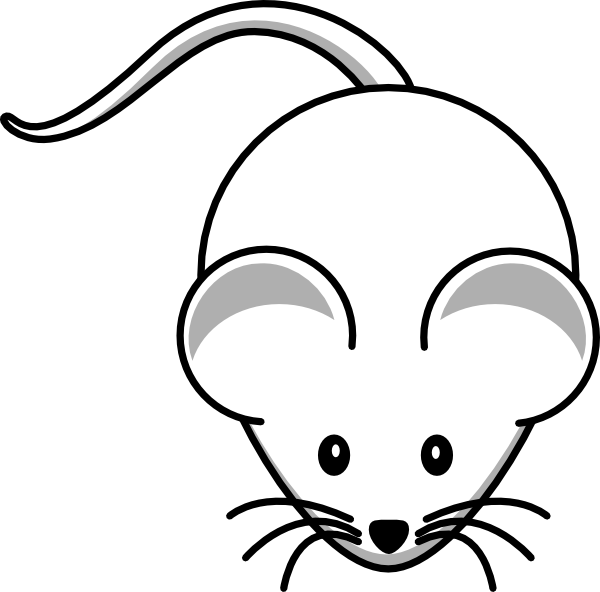 white mouse clip art - photo #6