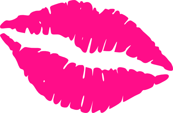 free clipart pink lips - photo #7