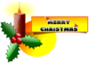 Merry Christmas Card Clip Art